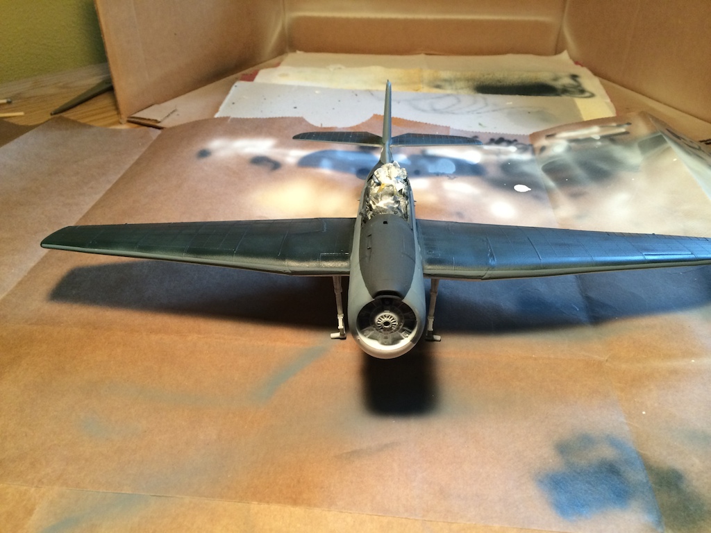 Head on, see if you can see the leading edges differ