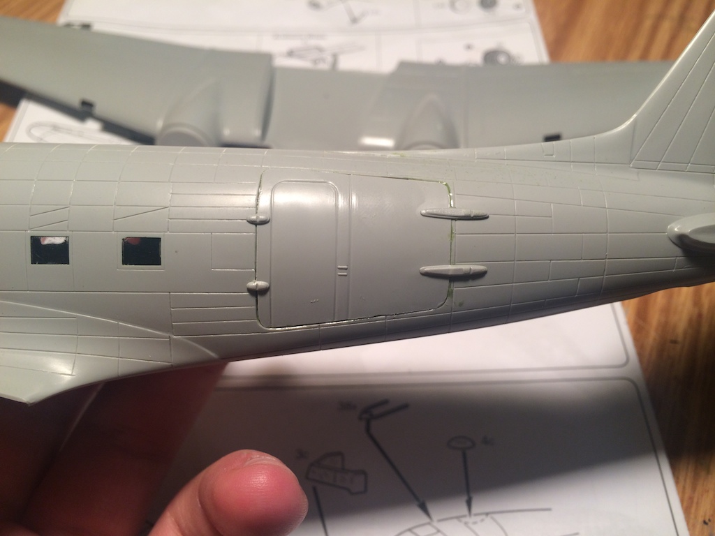 Gaps in seams of rear cargo door and fuselage